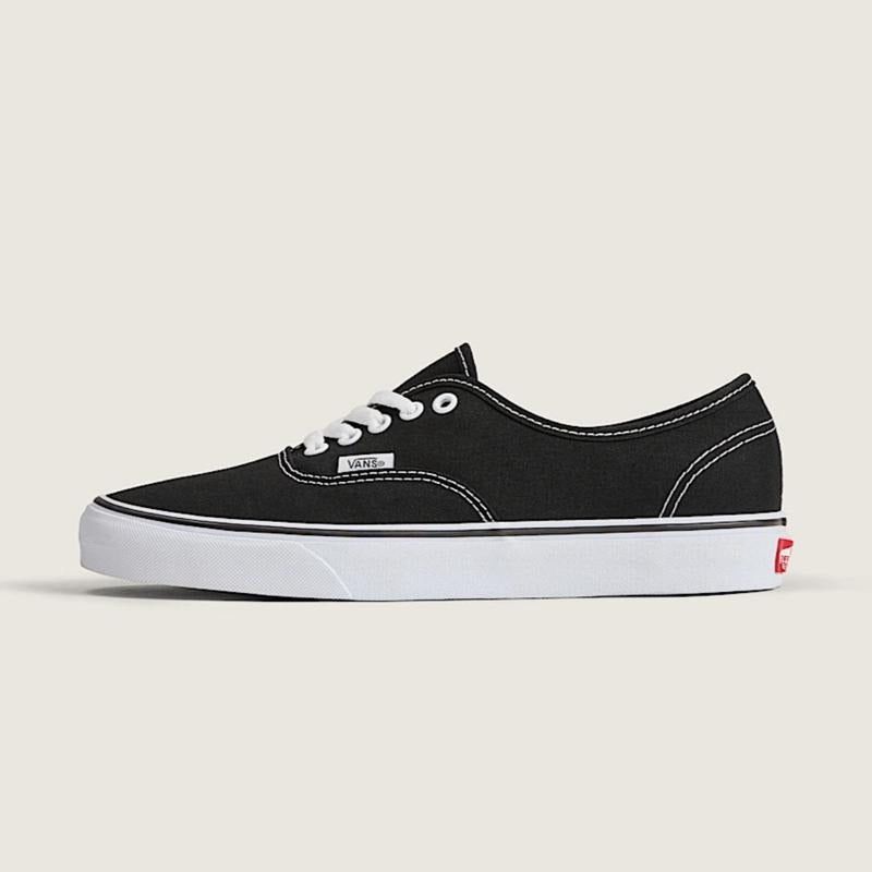 Authentic Black Casual Shoes with Classic Design, Ideal for Athletic and Casual Wear