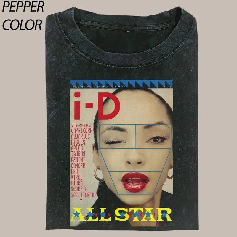 Comfort Colors Limited SADE Unisex Softstyle T-Shirt, Sade Diamond Life Album 90s Poster Graphic tee Womenswear