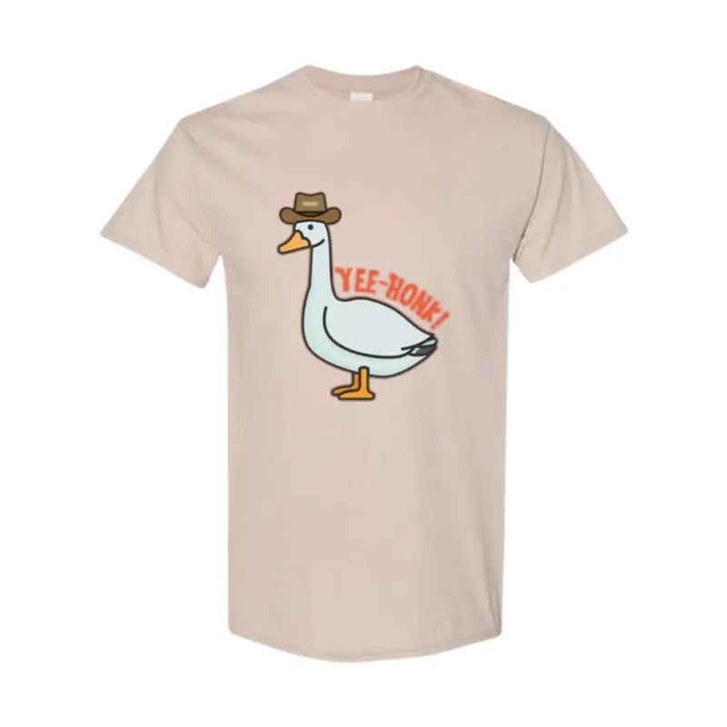 Funny Cowboy Goose Shirt, Yee-Honk! - Funny Western Sweatshirt, Works for Halloween as well Hoodie Classic Crewneck Menswear