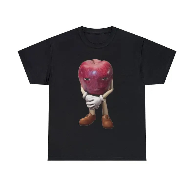 Funny Meme Shirt, Apple Meme Adult Tee, Gift Unisex T-Shirt
