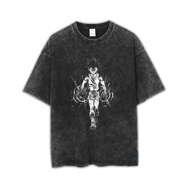 Gon shirt, Hunter X Hunter Shirt, Anime Japanese Shirt, Vintage Anime Shirt, Anime Shirt, Manga Shirt, Retro and Vintage Style Manga Anime Retro Gamer Cult Meme Movie Music Cool Gift Tee T Shirt Menswear Top Tshirt Streetwear Shortsleeve Crewneck Sweatsh