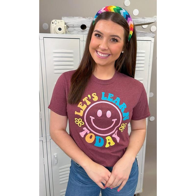 Let's Learn Today Graphic T-Shirt