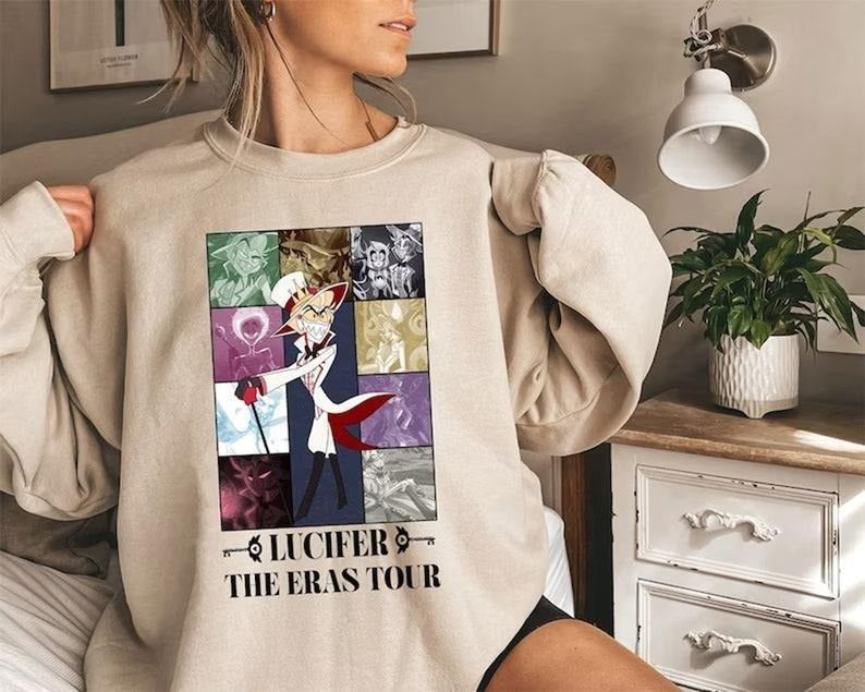 Lucifer The Eras Tour Inpired , Lucifer Morningstar Hazbin Hotel Sweatshirt