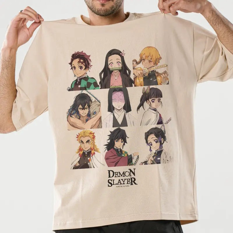 Main Characters in Demon Slayer characters shirt, Kimetsu No Yaiba t-shirt, anime sweatshirt hoodie, Tanjiro shirt, Rengoku t-shirt