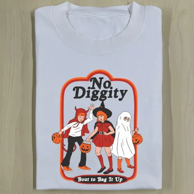 NO DIGGITY HALLOWEEN TEE, Halloween Shirt, Horror Shirt, Unisex T-Shirt, Gift For Men Women