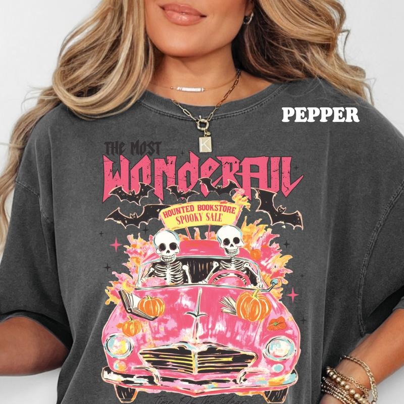 Spooky Season Cruiser Tee ~ Unisex Apparel Relaxed Fit Printed In The USA Clothing Womenswear Casual Comfort Cotton Top Athletic Boho Chic