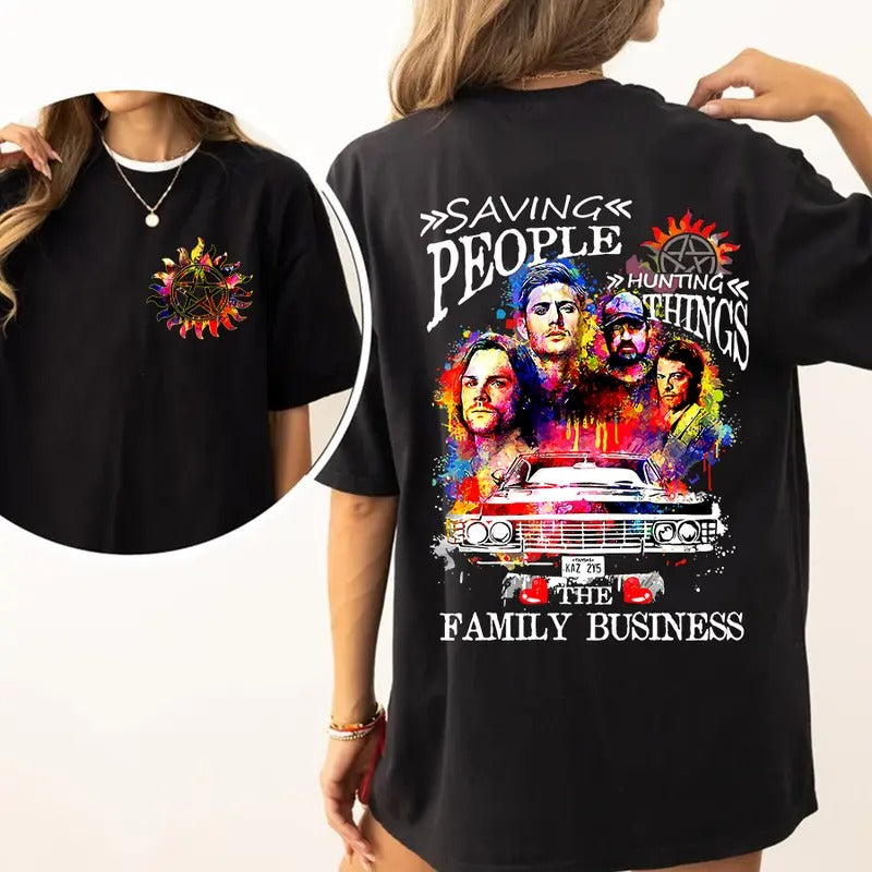 Supernatural T Shirt, Supernatural Vintage Shirt, Dean T Shirt Winchester Shirt, Winchester Brothers Sweatshirt Hoodie