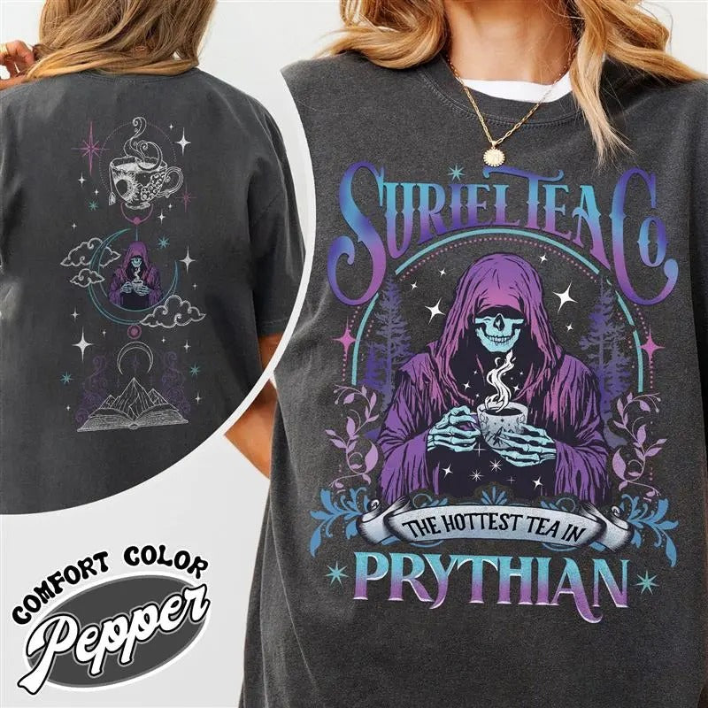 Suriel Tea Co Comfort Colors Shirt Suriel Tea Co The Hottest Tea Acotar Shirt A Court Of Thorns And Roses Tee SJM Shirt Bookish Shirt