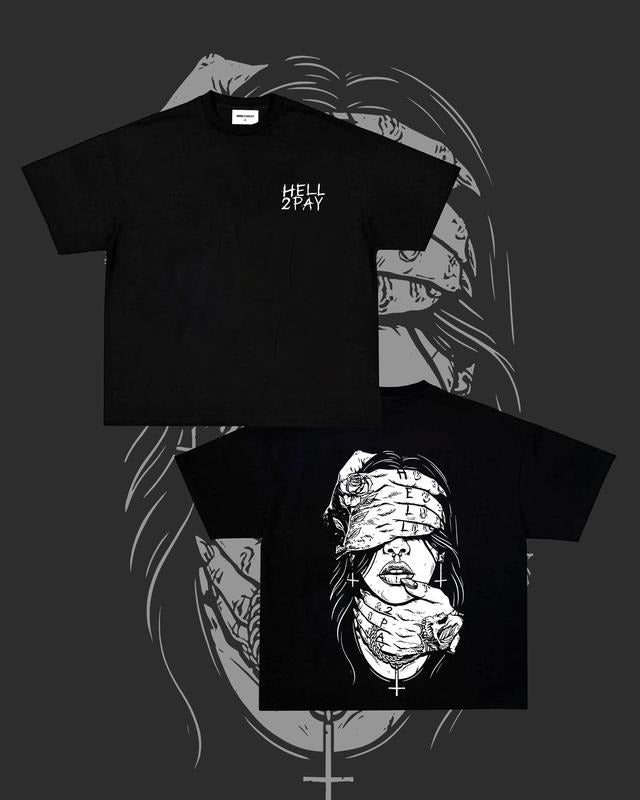 Terrifier T-shirt - Double Sided Shirt, Unisex Shirt, Naughty Clothes Men, Menswear Classic, Classic Cotton Fabric, Cotton Fabric Menswear, Classic Menswear Oversized Pocket Sport