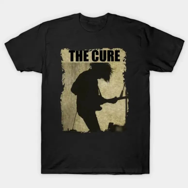 The Curree - RETRO BLACKWHITE T-Shirt - Classic Cotton Fabric Menswear - Shirt Graphic Shirt