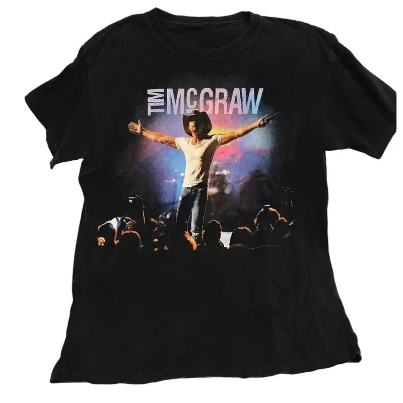 Tim Mcgraw Emotional Traffic Concert Tour Country Music T Shirt M Menswear Top
