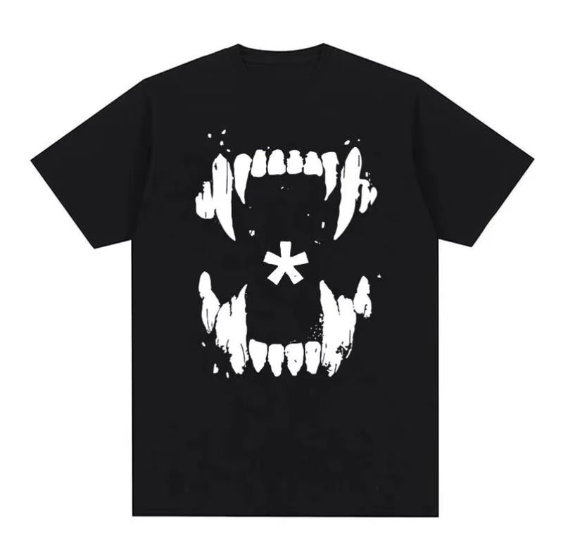 Vampire Graphic T-Shirt, Gothic Horror Design, Cotton Crew Neck T-Shirt, Halloween Gift, Unisex Shirt, Menswear Top, Womenswear Top