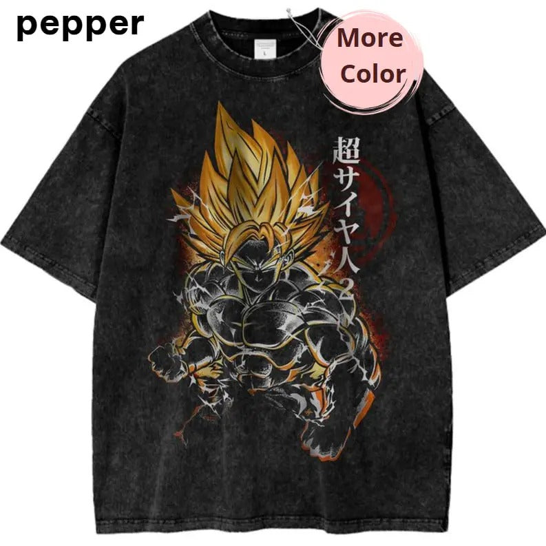 Vintage Dragon Ball Z T-Shirt, Son Goku Anime Shirt for Fans, anime Graphic Tee, vintage clothing men, anime clothing, Menswear Top Shortsleeve