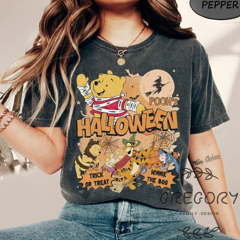 Winnie Halloween Shirt, Halloween Sweatshirt, Retro Halloween Shirt, Halloween Gifts Shirt