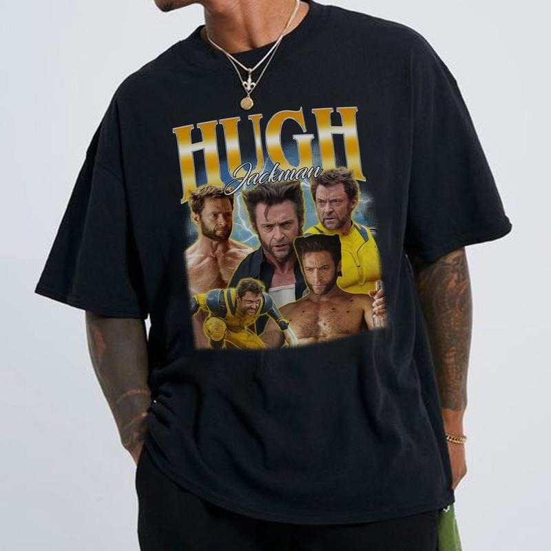 Wolverinee Hugh Jackmann Shirt Gift For Woman and Man Unisex T-Shirt, Vintage Shirt, Retro Style