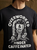 Worked Under Caffeinated Tee Coffee Co Worker Caffeine Coffee (1)