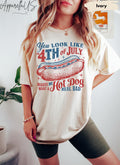 Comfort Colors Like 4th July Dog Tee July 4th Fourth July Dog Lover Patriotic (1)