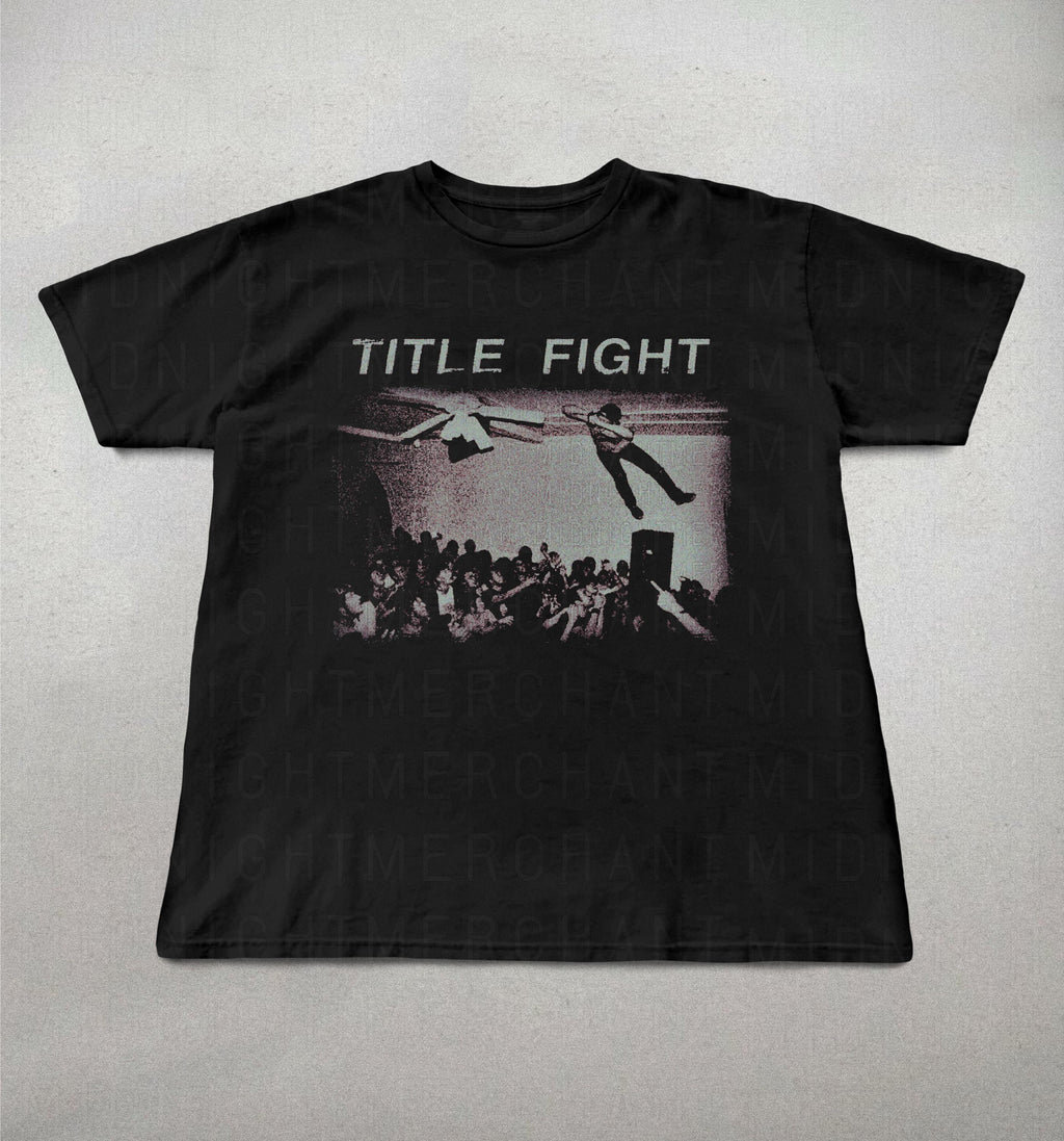 Title Fight Ceiling Fan Shoegaze Band Tees Gothic Grunge Retro Indie Band Tees (1)