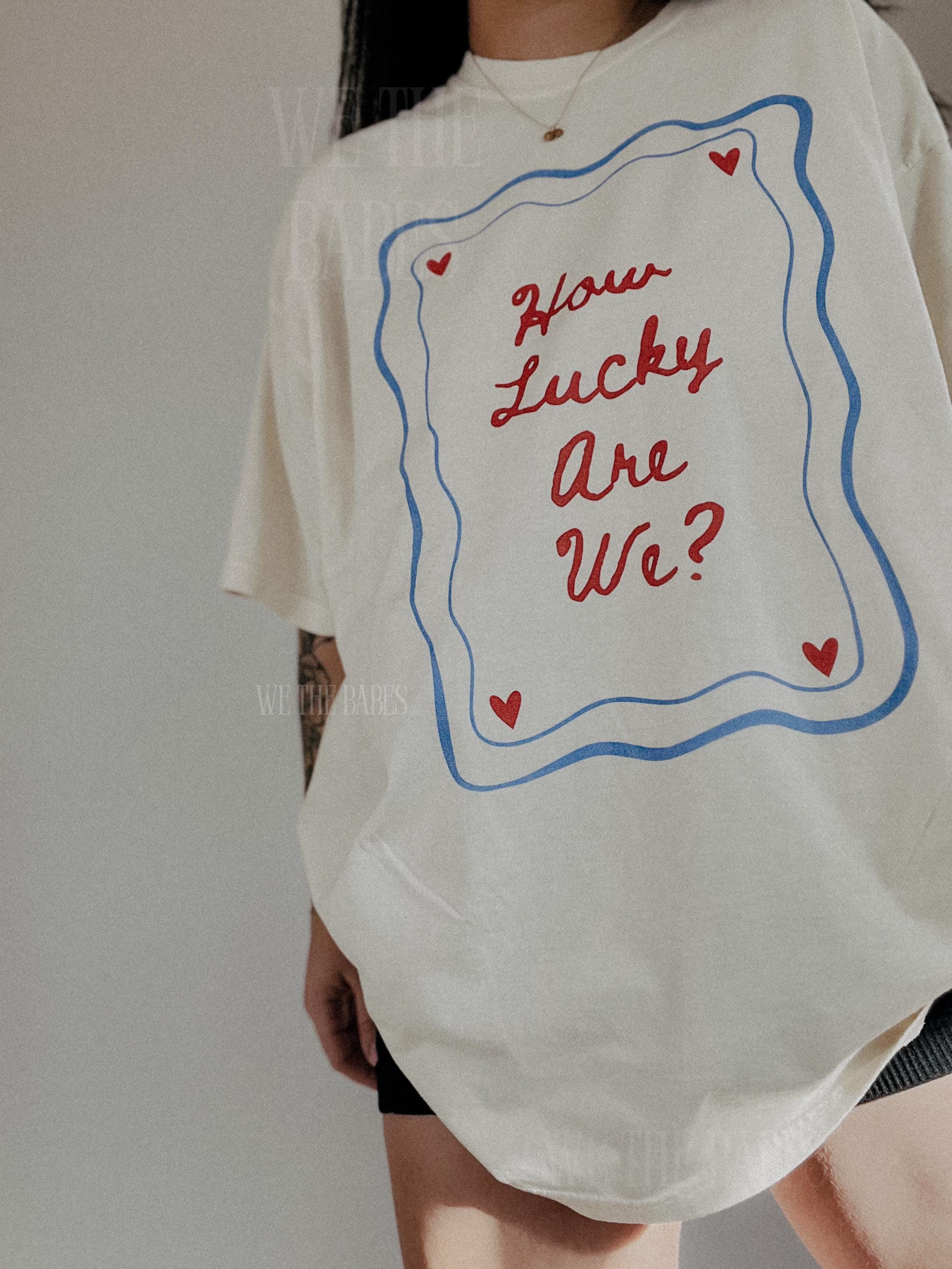 Lucky Wedding Honeymoon Valentines Day Comfort Colors Unisex T-shirt, Sweatshirt, Hoodie (1)