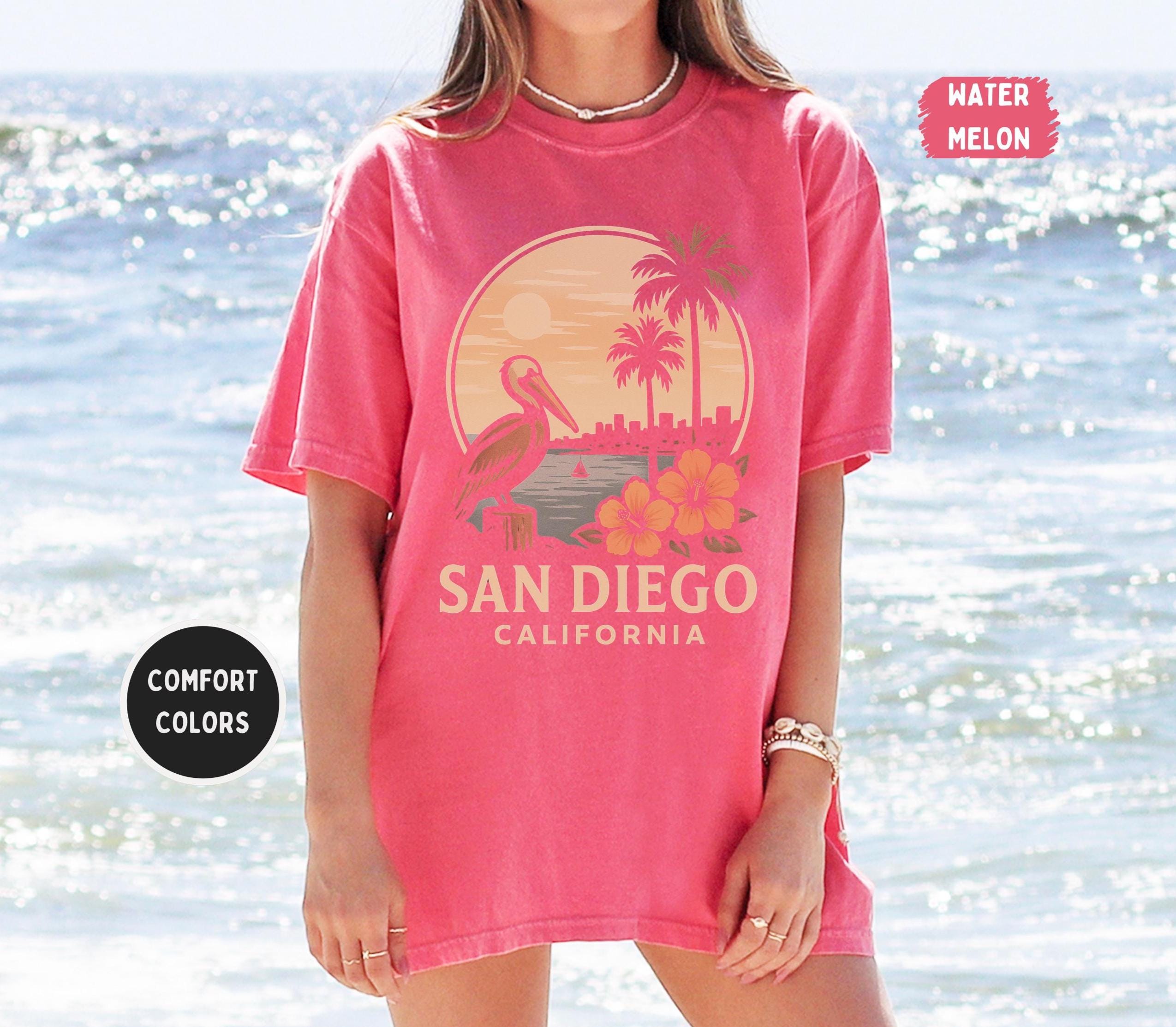 Vintage San Diego California Comfort Colors Tee Retro Vintage Beach Lover (1)