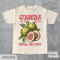 Guavas Retro Commercial Vintages Guavas Label Exotic Fruit Lover Tee (1)