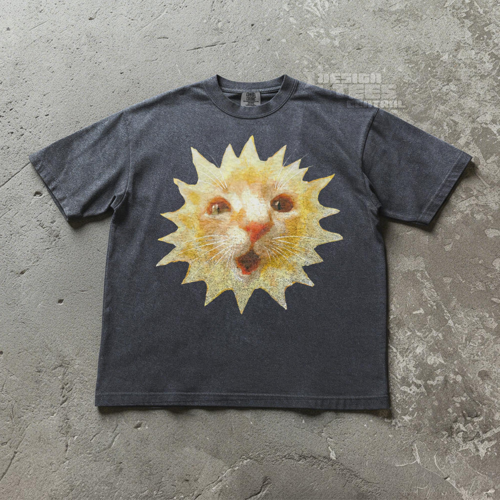 Sun Cat Meme Kitten Unisex T-shirt, Sweatshirt, Hoodie (1)