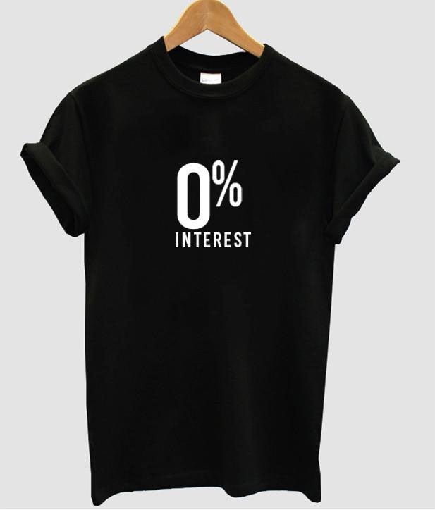 0% interest t-shirt Hoodie, Sweatshirt | PureTeeCo.com