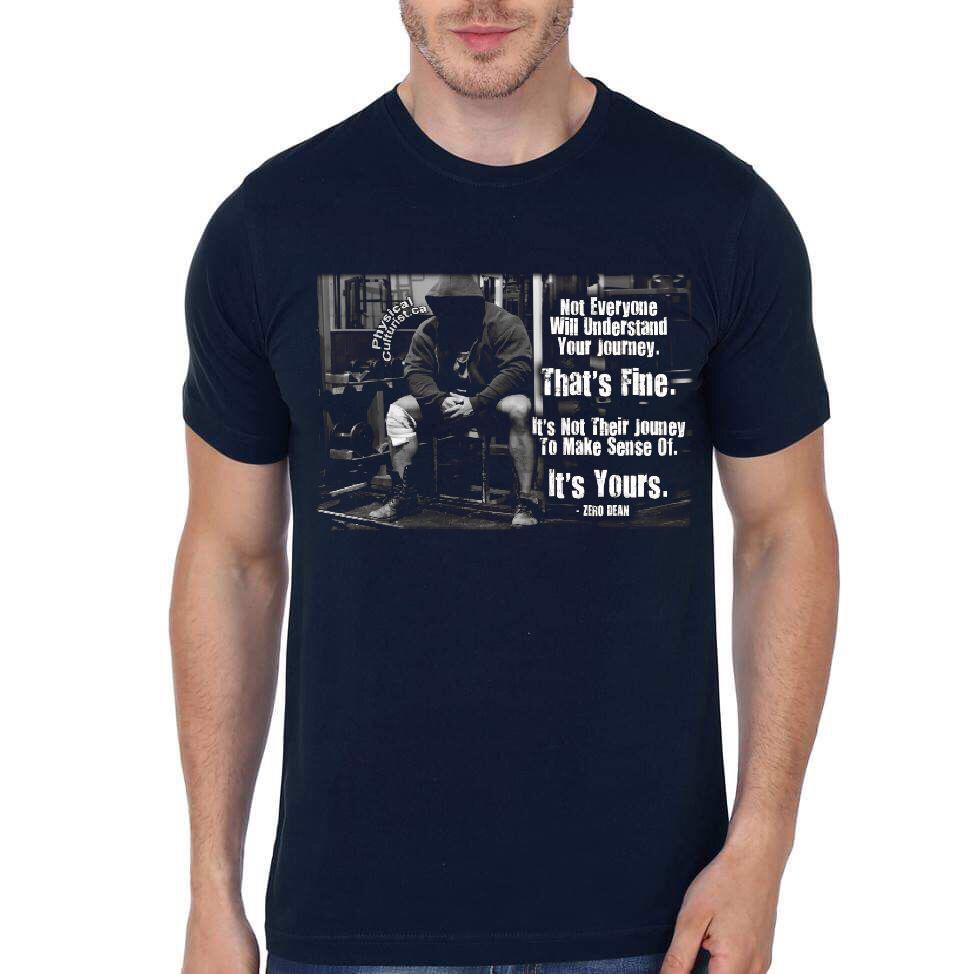Thatâ€™s Fine Navy Blue Half Sleeve T-Shirt Hoodie, Sweatshirt | PureTeeCo.com