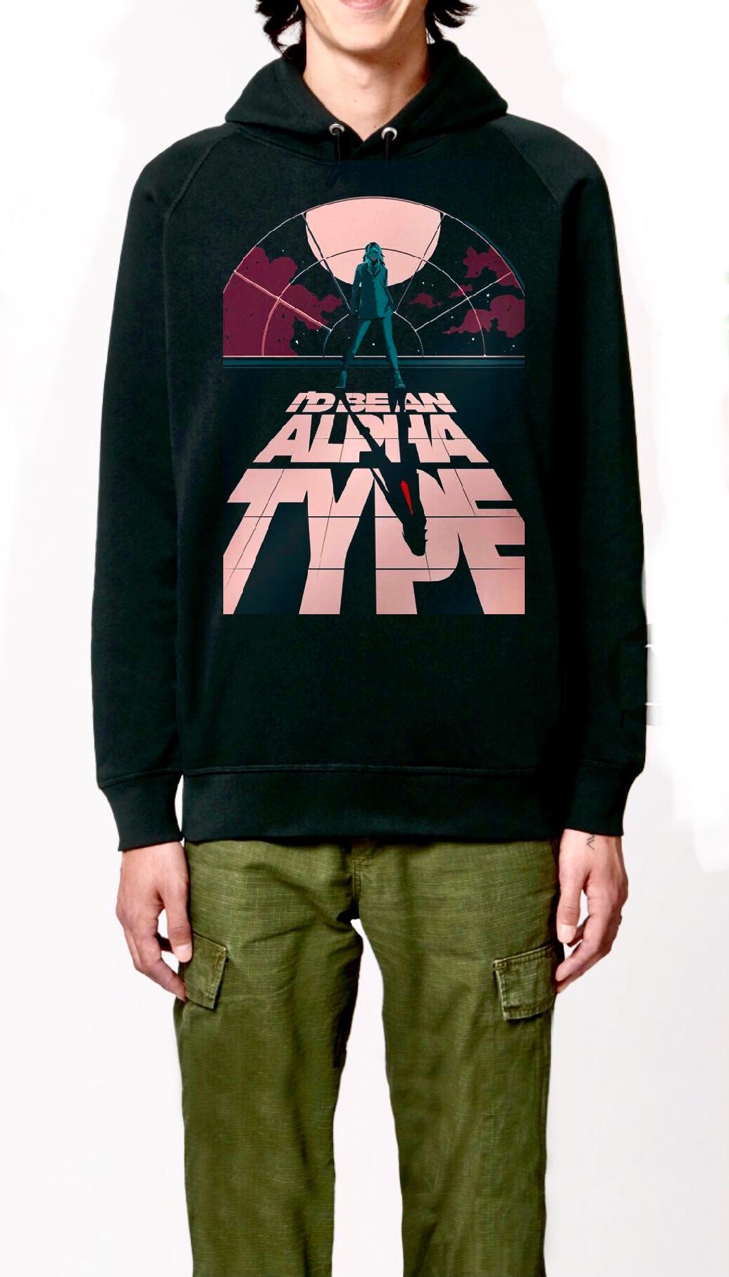Iâ€™d Be An Alpha Type Black Hoodie T-Shirts, Sweatshirt | PureTeeCo.com