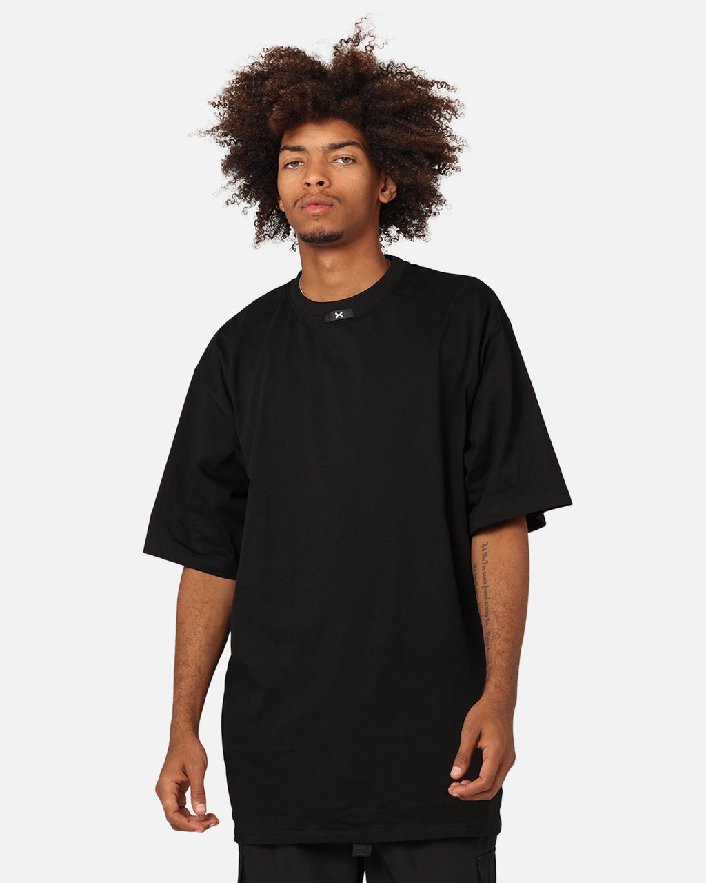 Dxxmlife L-0 A Baggy Blank T-Shirt Black Hoodie, Sweatshirt | PureTeeCo.com (Image 1)