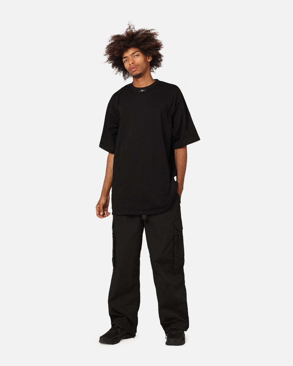 Dxxmlife L-0 A Baggy Blank T-Shirt Black Hoodie, Sweatshirt | PureTeeCo.com (Image 2)
