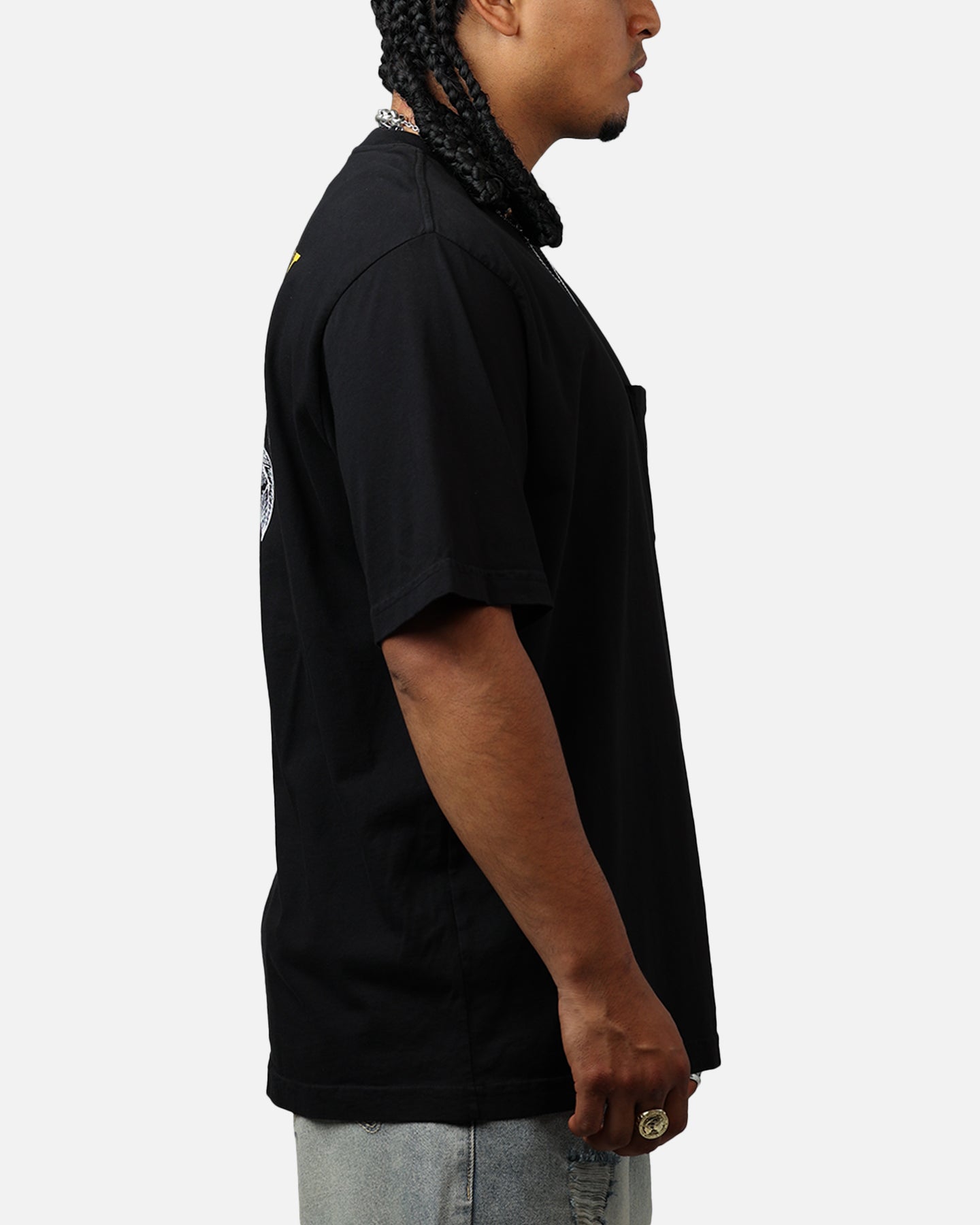 Malbon Citron Pocket T-Shirt Black Hoodie, Sweatshirt | PureTeeCo.com (Image 4)