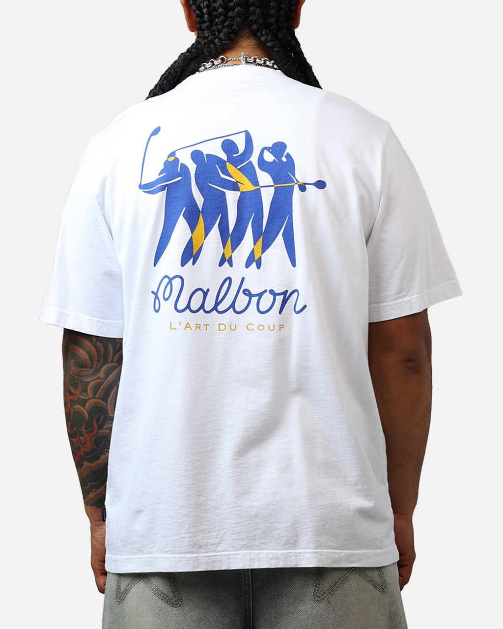 Malbon Matisse T-Shirt White Hoodie, Sweatshirt | PureTeeCo.com (Image 1)