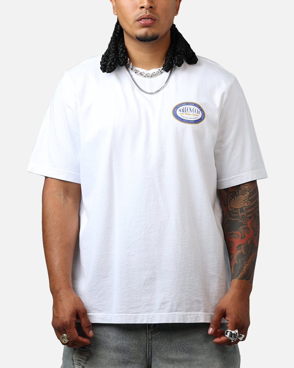 Malbon Matisse T-Shirt White Hoodie, Sweatshirt | PureTeeCo.com (Image 2)