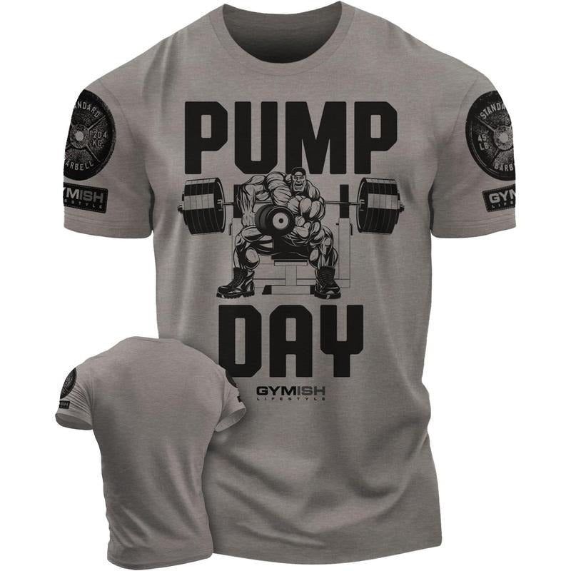 024. Pump Day Funny Motivational Workout Gym T-Shirt for Men Hoodie, Sweatshirt | PureTeeCo.com