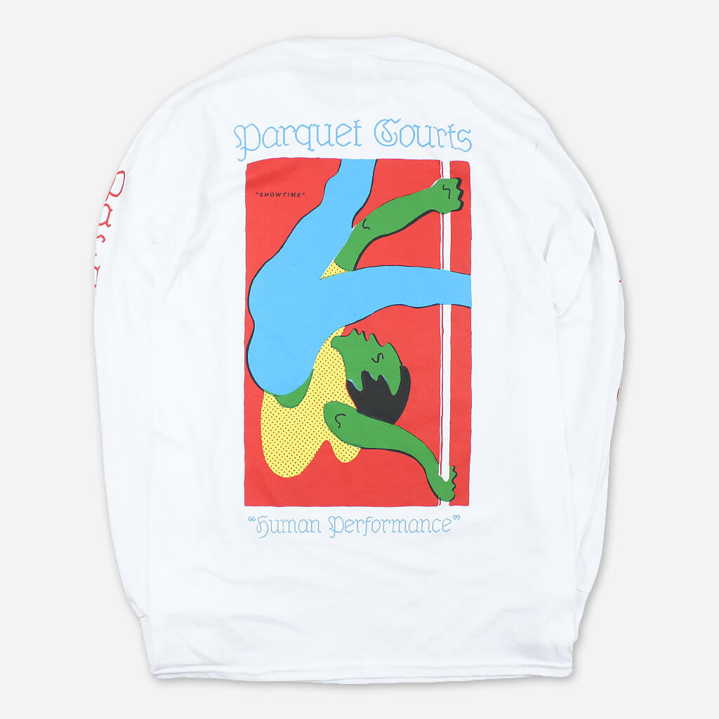 Showtime White Long Sleeve T-Shirt Hoodie, Sweatshirt | PureTeeCo.com (Image 3)