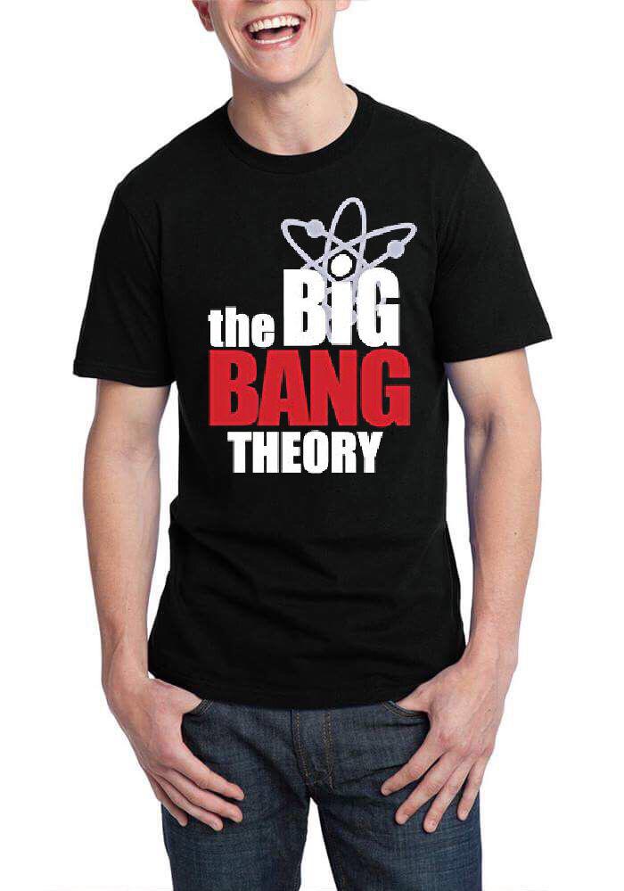The Big Bang Theory Black Half Sleeve T-Shirt Hoodie, Sweatshirt | PureTeeCo.com