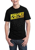 May The Forties Be With You Half Sleeve Black T-Shirt Hoodie, Sweatshirt | PureTeeCo.com