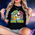 SUNSHINE & GOOD VIBES UNISEX TEE ADULTS/KIDS Hoodie, Sweatshirt | PureTeeCo.com (Image 1)