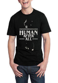 Human After All Black Half Sleeve T-Shirt Hoodie, Sweatshirt | PureTeeCo.com
