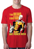 One Punch Man Red T-Shirt Hoodie, Sweatshirt | PureTeeCo.com