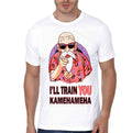 Iâ€™ll Train You Kamehameha White Half Sleeve T-Shirt Hoodie, Sweatshirt | PureTeeCo.com