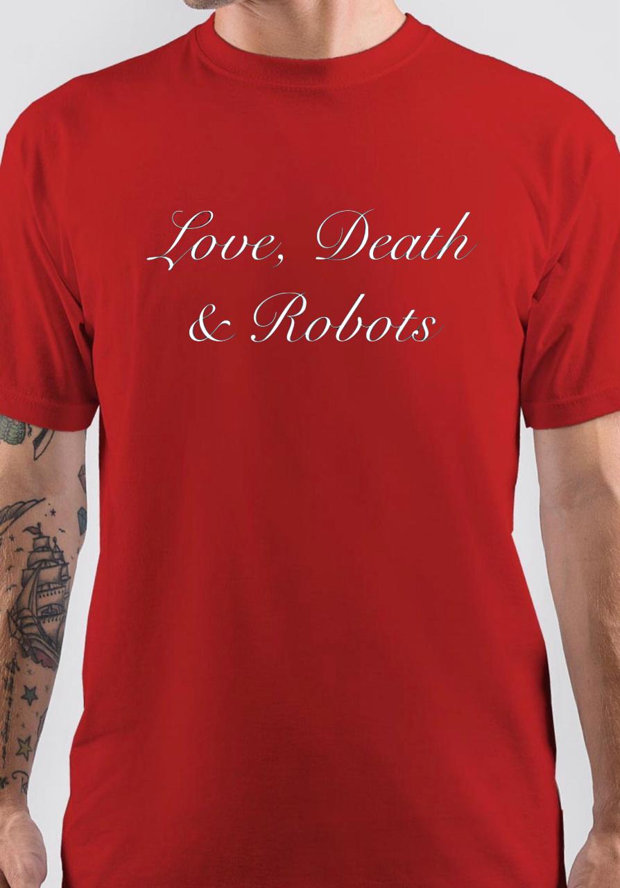 Love Death & Robots Red T-Shirt Hoodie, Sweatshirt | PureTeeCo.com