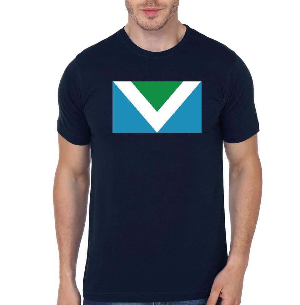 Vegan Flag Navy Blue T-Shirt Hoodie, Sweatshirt | PureTeeCo.com