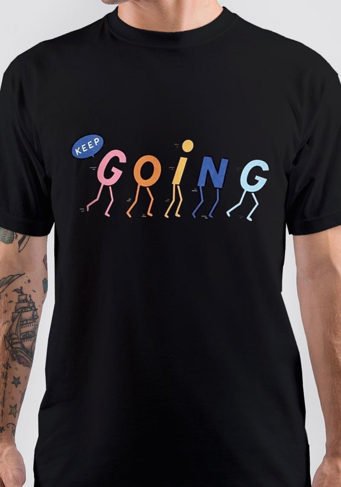 Keep Going T-Shirt Hoodie, Sweatshirt | PureTeeCo.com