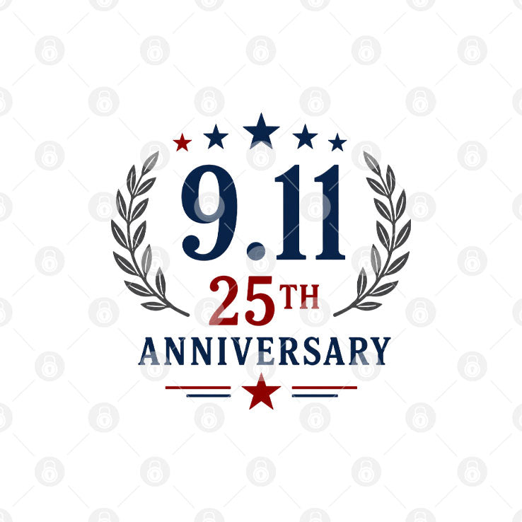 9/11 25th Anniversary Never Forget We Remember T Shirt