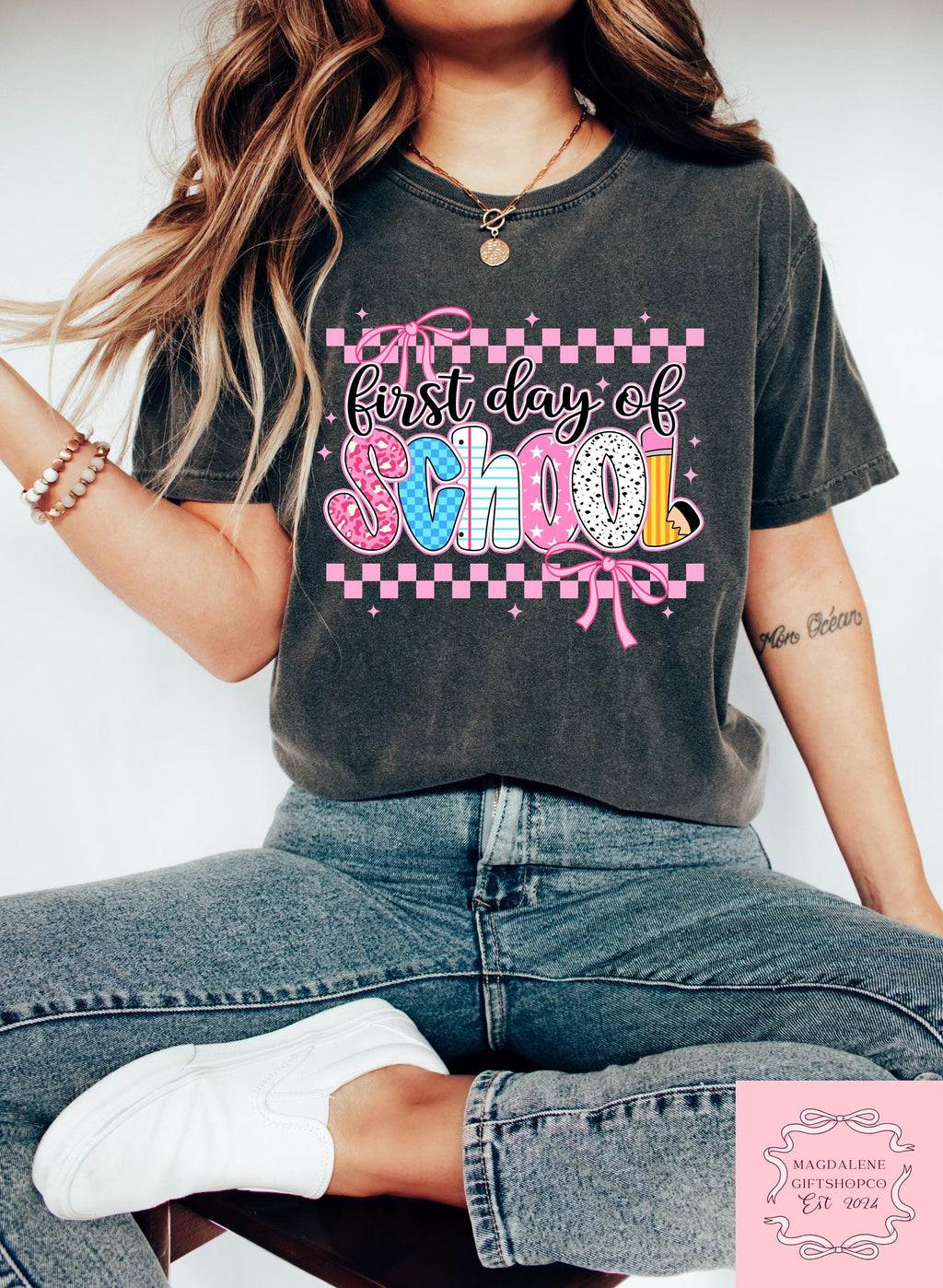 Comfort First Day School Preppy Back School Tee Teacher First Day School Retro Teachers Back School (2)