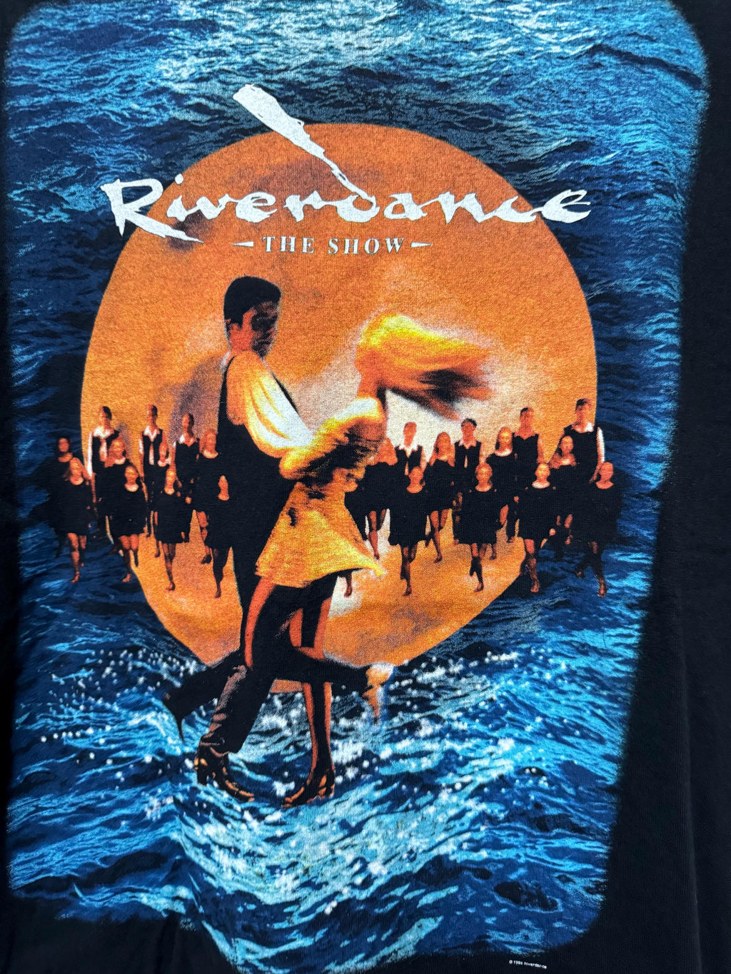 Vintage 90 Riverdance Show Michael Flatley Dancing Art Tee Film Movies Vintage Movie Size (2)
