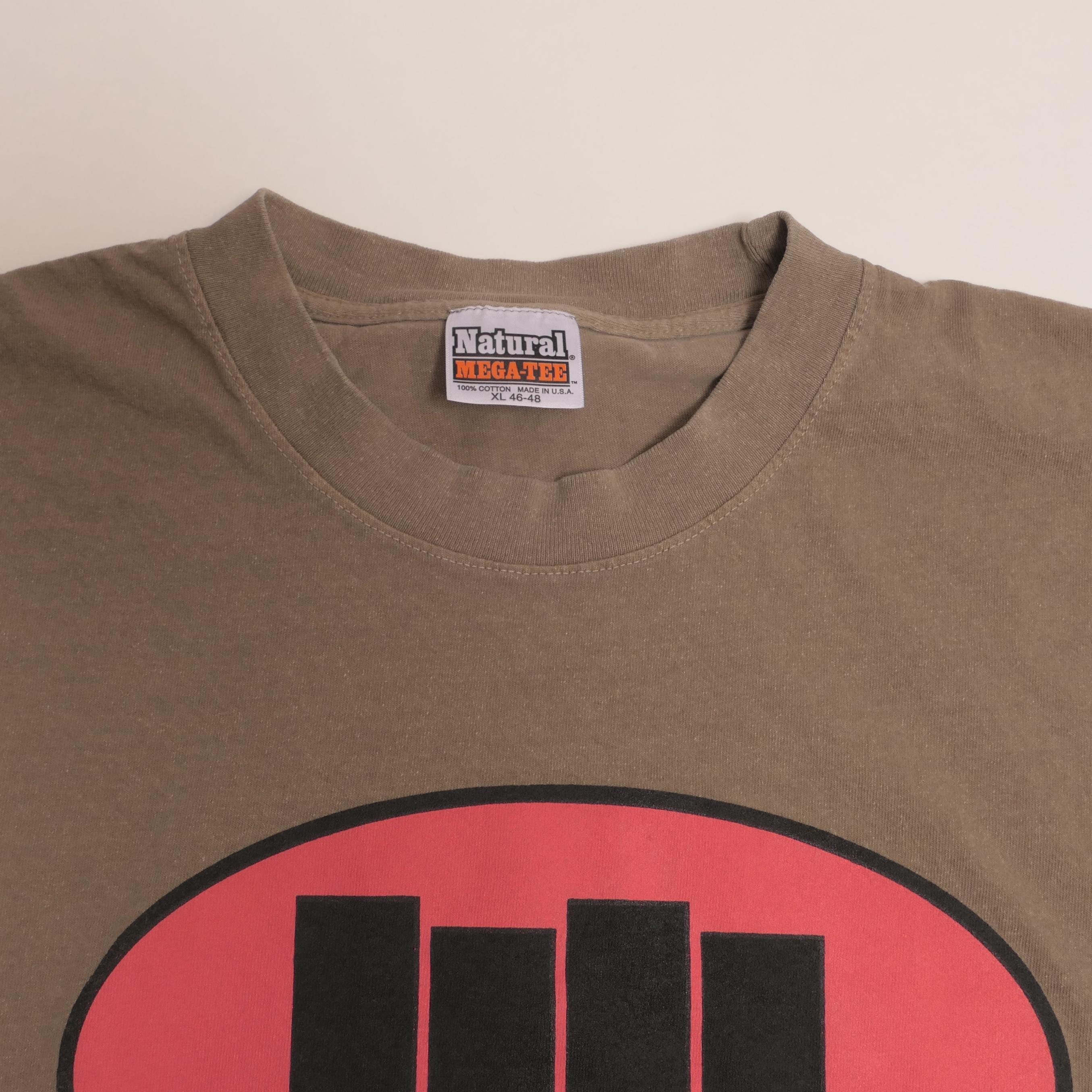 Black Flag Tee Faded Brown Red Oval Black Bars Album Art Vintage American Punk Rock Band Henry Rollins Sst Records Xl (2)