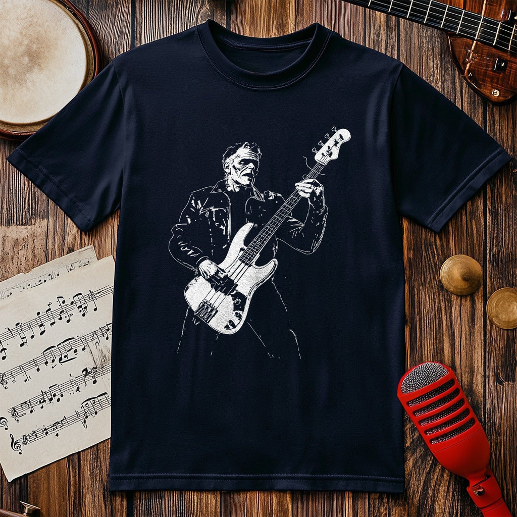 Monster Guitarist T-shirt Hoodie, Sweatshirt | PureTeeCo.com (Image 4)